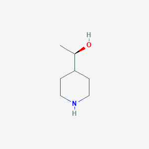 molecular formula C7H15NO B3060592 (R)-1-(Piperidin-4-YL)ethanol CAS No. 546093-45-2