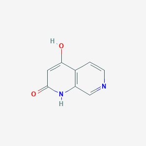 molecular formula C8H6N2O2 B3060598 4-Hydroxy-1,7-naphthyridin-2(1H)-one CAS No. 54920-76-2
