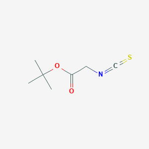 molecular formula C7H11NO2S B3060627 TERT-BUTYL 2-ISOTHIOCYANATOACETATE CAS No. 58511-02-7