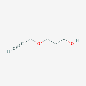 molecular formula C6H10O2 B3060630 3-(Prop-2-YN-1-yloxy)propan-1-OL CAS No. 5935-29-5