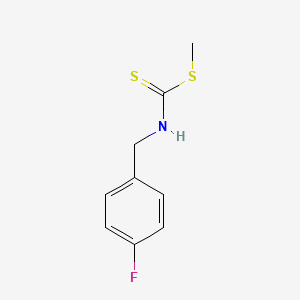 methyl N-[(4-fluorophenyl)methyl]carbamodithioate