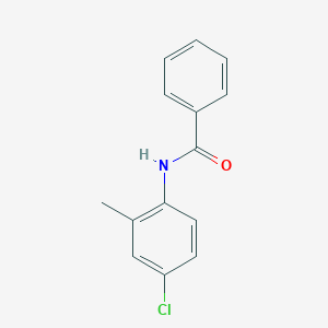 molecular formula C14H12ClNO B3060651 N-(4-chloro-2-methylphenyl)benzamide CAS No. 61495-07-6