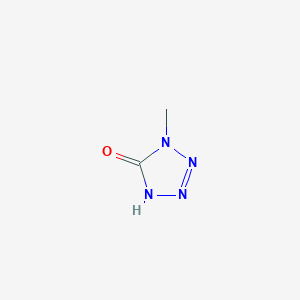 molecular formula C2H4N4O B3060655 1-methyl-1,4-dihydro-5H-tetrazol-5-one CAS No. 61795-72-0