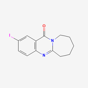2-iodo-7,8,9,10-tetrahydroazepino[2,1-b]quinazolin-12(6H)-one