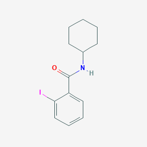 molecular formula C13H16INO B3060662 N-cyclohexyl-2-iodobenzamide CAS No. 62142-03-4