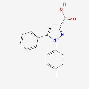 1-(4-methylphenyl)-5-phenyl-1H-pyrazole-3-carboxylic acid