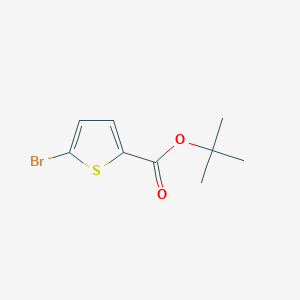 molecular formula C9H11BrO2S B3060664 Tert-butyl 5-bromothiophene-2-carboxylate CAS No. 62224-20-8