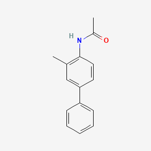 molecular formula C15H15NO B3060676 3-Methyl-4-acetylaminobiphenyl CAS No. 63040-30-2