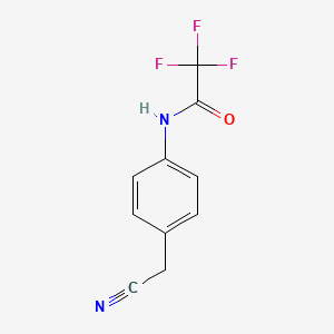 B3060685 N-[4-(cyanomethyl)phenyl]-2,2,2-trifluoroacetamide CAS No. 63898-17-9