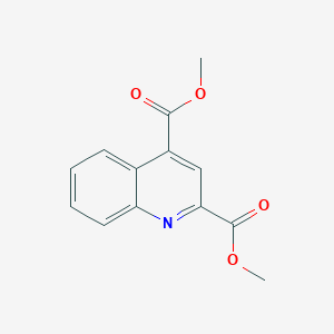 molecular formula C13H11NO4 B3060723 Dimethyl 2,4-quinolinedicarboxylate CAS No. 7170-24-3