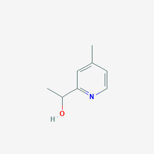 molecular formula C8H11NO B3060724 1-(4-Methylpyridin-2-yl)ethanol CAS No. 71777-67-8