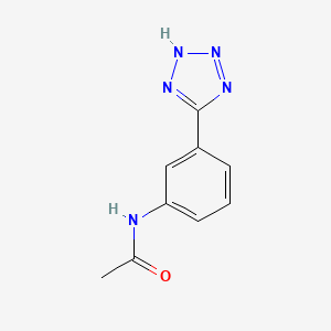 molecular formula C9H9N5O B3060727 N-(3-(1H-Tetrazol-5-yl)phenyl)acetamide CAS No. 73096-37-4