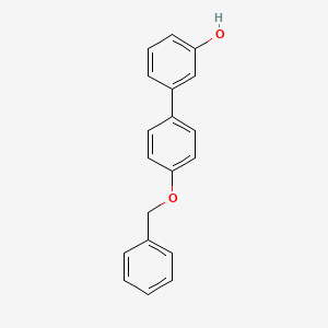 molecular formula C19H16O2 B3060772 3-(4-Benzyloxyphenyl)phenol CAS No. 809285-98-1