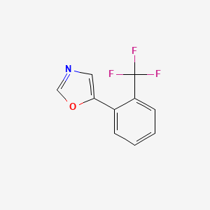 molecular formula C10H6F3NO B3060795 5-(2-(Trifluoromethyl)phenyl)oxazole CAS No. 866149-85-1