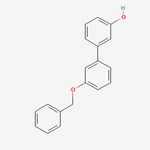 molecular formula C19H16O2 B3060811 3-(3-Benzyloxyphenyl)phenol CAS No. 889950-90-7