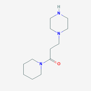 3-(Piperazin-1-yl)-1-(piperidin-1-yl)propan-1-one