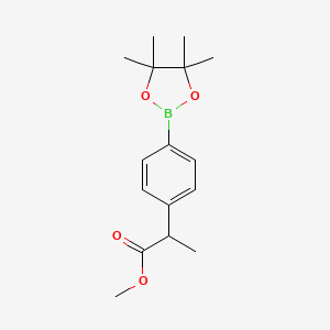 Methyl 2-(4-(4,4,5,5-tetramethyl-1,3,2-dioxaborolan-2-yl)phenyl)propanoate
