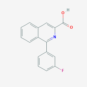 1-(3-Fluorophenyl)isoquinoline-3-carboxylic acid