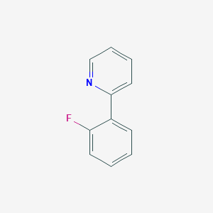 molecular formula C11H8FN B3060818 2-(2-Fluorophenyl)pyridine CAS No. 89346-48-5