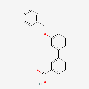 molecular formula C20H16O3 B3060819 3-(3-Benzyloxyphenyl)benzoic acid CAS No. 893736-29-3