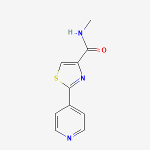 4-Thiazolecarboxamide, N-methyl-2-(4-pyridinyl)-