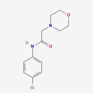 N-(4-bromophenyl)-2-morpholinoacetamide