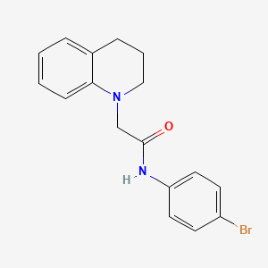 N-(4-bromophenyl)-2-[3,4-dihydro-1(2H)-quinolinyl]acetamide