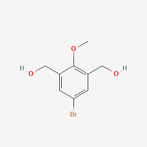 [5-Bromo-3-(hydroxymethyl)-2-methoxyphenyl]methanol