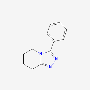 B3060829 3-Phenyl-5,6,7,8-tetrahydro[1,2,4]triazolo[4,3-a]pyridine CAS No. 89569-61-9