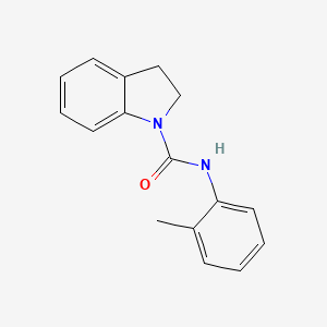 1H-Indole-1-carboxamide, 2,3-dihydro-N-(2-methylphenyl)-
