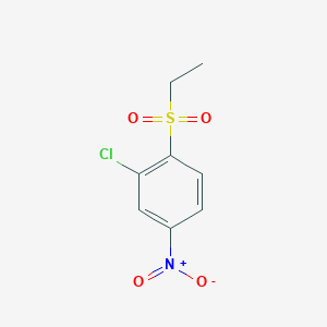 2-Chloro-1-(ethanesulfonyl)-4-nitrobenzene