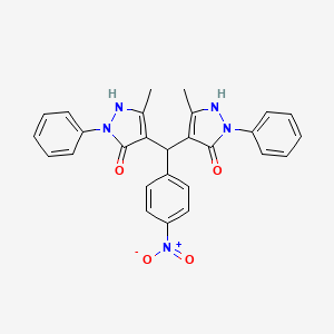 molecular formula C27H23N5O4 B3060880 SARS-CoV-2-IN-32 CAS No. 96068-42-7