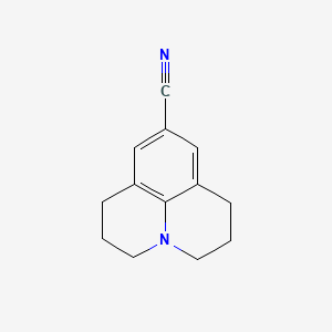 1H,5H-Benzo(ij)quinolizine-9-carbonitrile, 2,3,6,7-tetrahydro-