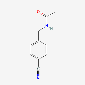N-[(4-cyanophenyl)methyl]acetamide