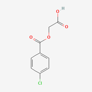 [(4-Chlorobenzoyl)oxy]acetic acid