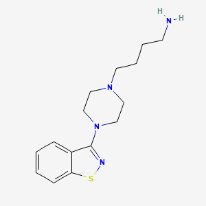 1-Piperazinebutanamine, 4-(1,2-benzisothiazol-3-yl)-