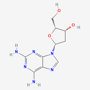 9H-Purine-2,6-diamine, 9-(2-deoxy-beta-D-threo-pentofuranosyl)-