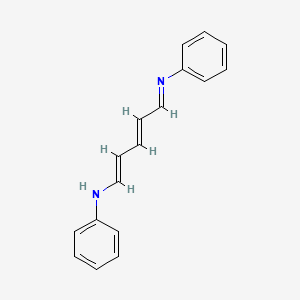 molecular formula C17H16N2 B3060933 N,N'-(1E,3E,5E)-penta-1,3-dien-1-yl-5-ylidenedianiline CAS No. 13958-89-9
