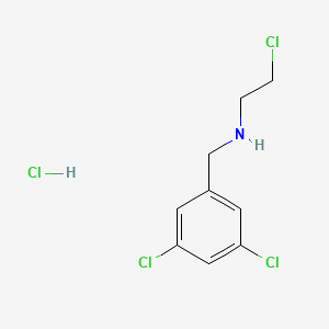 2-Chloro-N-[(3,5-dichlorophenyl)methyl]ethanamine;hydrochloride