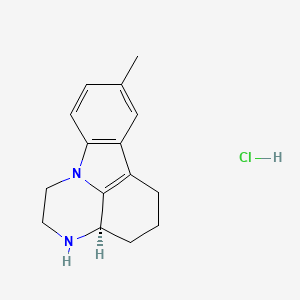 1H-Pyrazino(3,2,1-jk)carbazole, 2,3,3a,4,5,6-hexahydro-8-methyl-, hydrochloride, (R)-