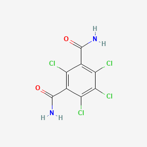 molecular formula C8H4Cl4N2O2 B3060965 1,3-Dicarbamoyl-2,4,5,6-tetrachlorobenzene CAS No. 1786-86-3