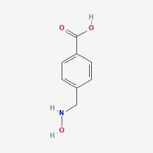 molecular formula C8H9NO3 B3060966 Benzoic acid, 4-[(hydroxyamino)methyl]- CAS No. 179076-85-8