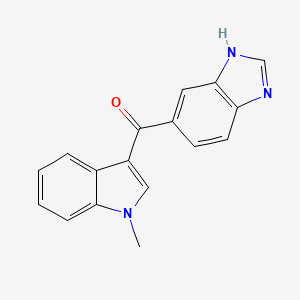 Methanone, 1H-benzimidazol-5-yl(1-methyl-1H-indol-3-yl)-