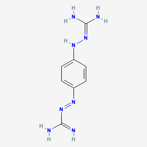 1-[4-[2-(Diaminomethylidene)hydrazinyl]phenyl]iminoguanidine
