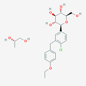 B3060979 Dapagliflozin propanediol anhydrous CAS No. 1971128-01-4