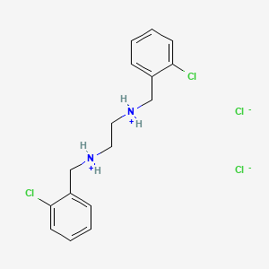 molecular formula C16H20Cl4N2 B3060986 N,N'-Bis(o-chlorobenzyl)ethylenediamine dihydrochloride CAS No. 2056-18-0