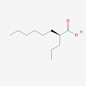 molecular formula C11H22O2 B030610 (2S)-2-丙基辛酸 CAS No. 807363-10-6