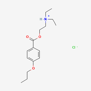 p-Propoxybenzoic acid 2-(diethylamino)ethyl ester hydrochloride