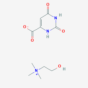 molecular formula C10H17N3O5 B3061007 Choline orotate CAS No. 24381-49-5