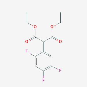 Propanedioic acid, (2,4,5-trifluorophenyl)-, diethyl ester